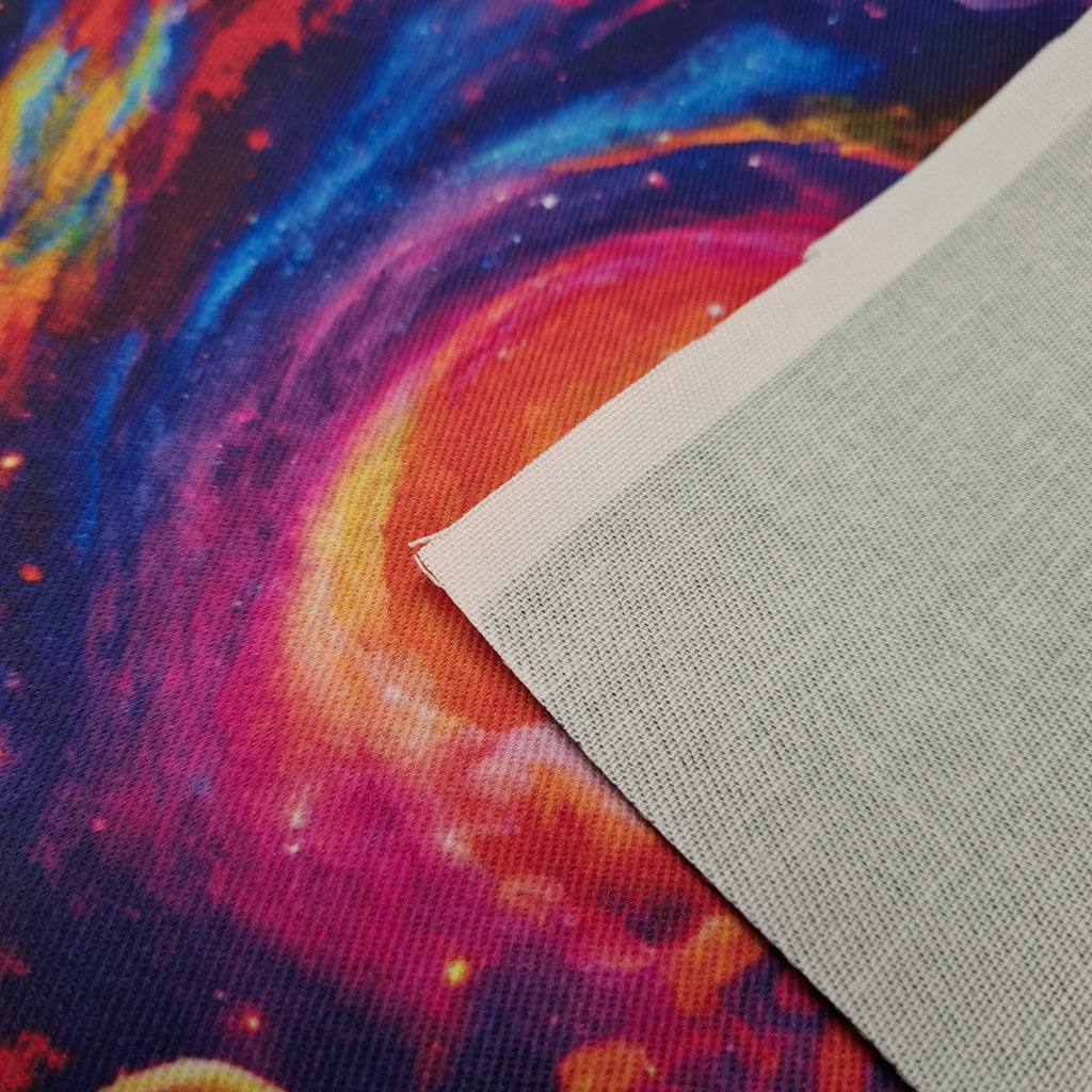 👉 PRINT ON DEMAND 👈 TOTE Galaxy Colour Burst Fabric Bag Panel