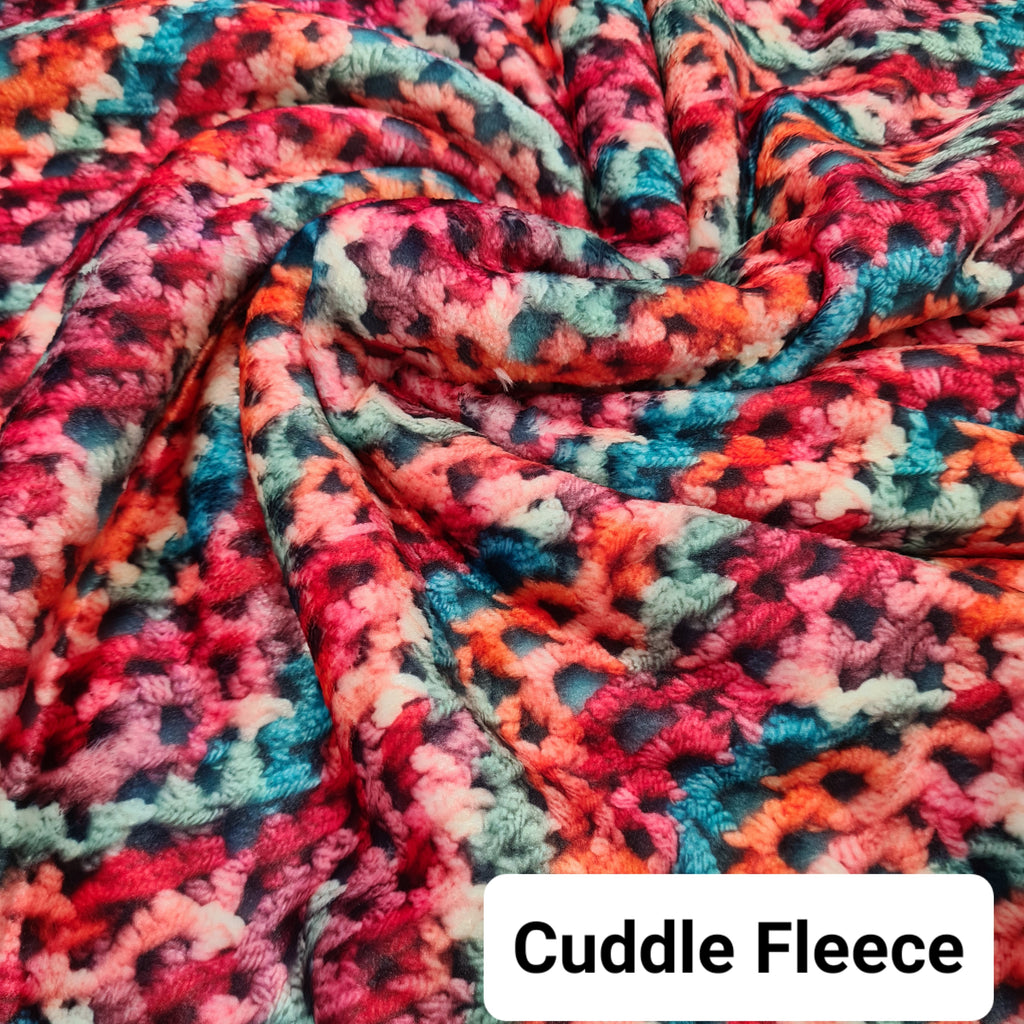 👉 PRINT ON DEMAND 👈 Crochet Net Various Fabric Bases