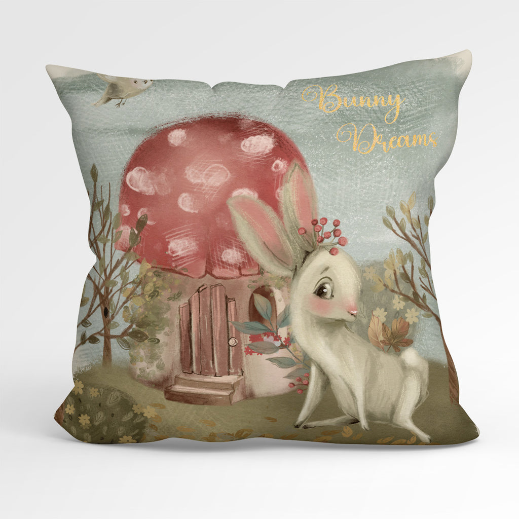 👉 PRINT ON DEMAND 👈 CUSHION Fabric Panel Bunny Dreams