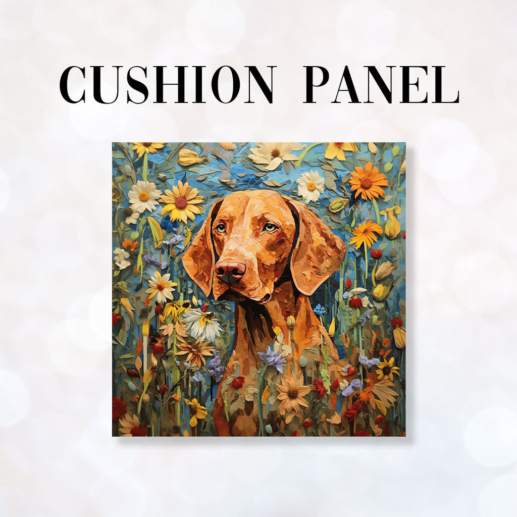 👉 PRINT ON DEMAND 👈 CUSHION Fabric Panel Hungarian Vizsla CP-71