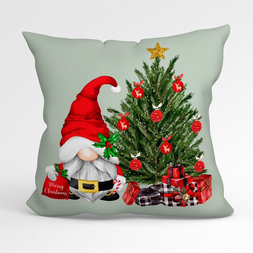 👉 PRINT ON DEMAND 👈 CUSHION Fabric Panel Christmas Tree Gnome