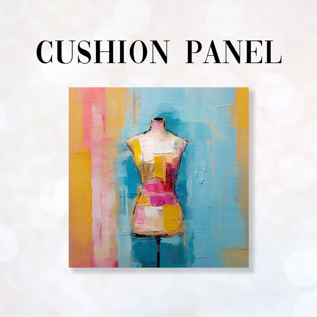 👉 PRINT ON DEMAND 👈 CUSHION Fabric Panel Dressmaking Mannequin