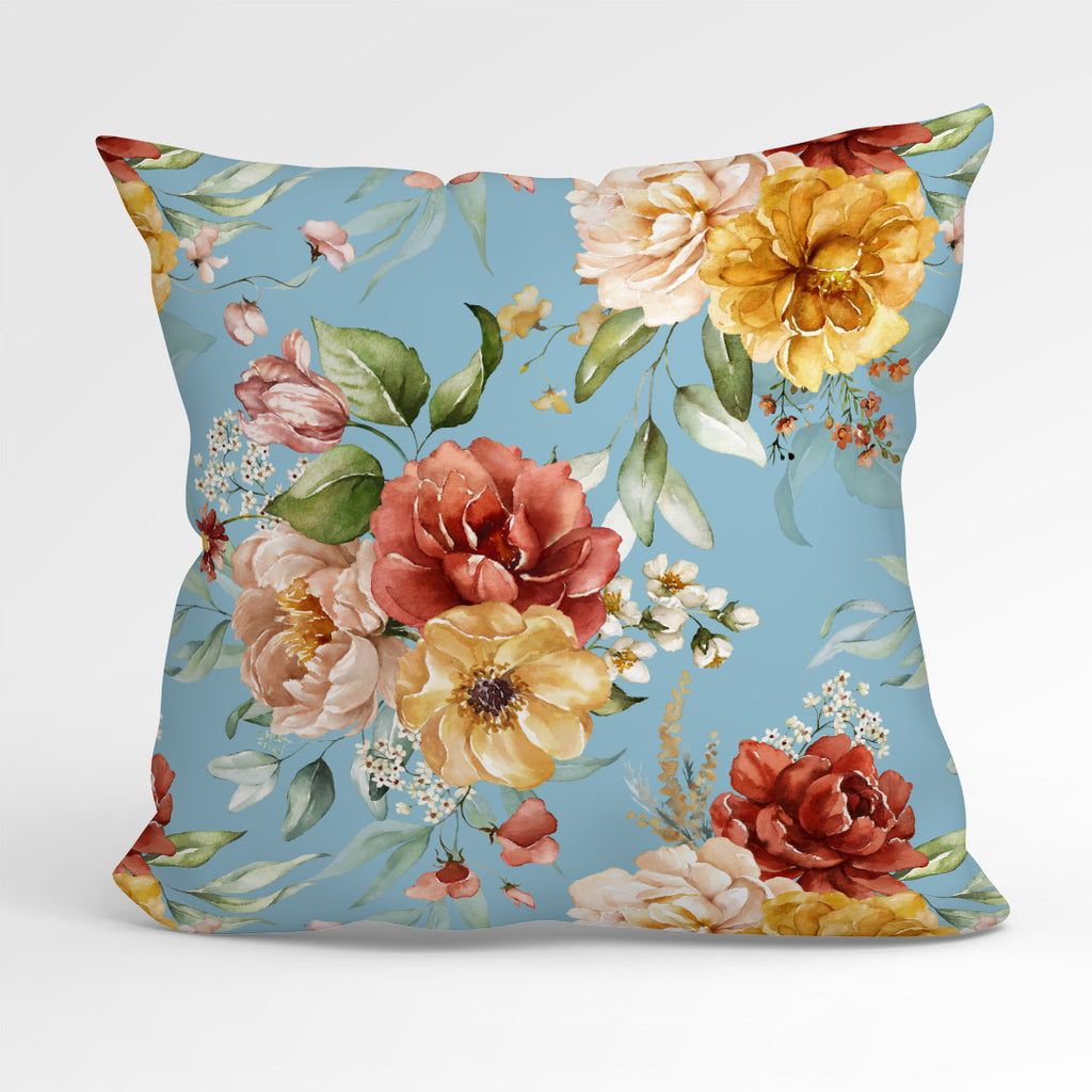 👉 PRINT ON DEMAND 👈 Dutch Floral Blue Various Fabric Bases