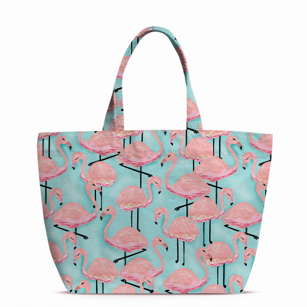👉 PRINT ON DEMAND 👈 Flamingo Mint Various Fabric Bases