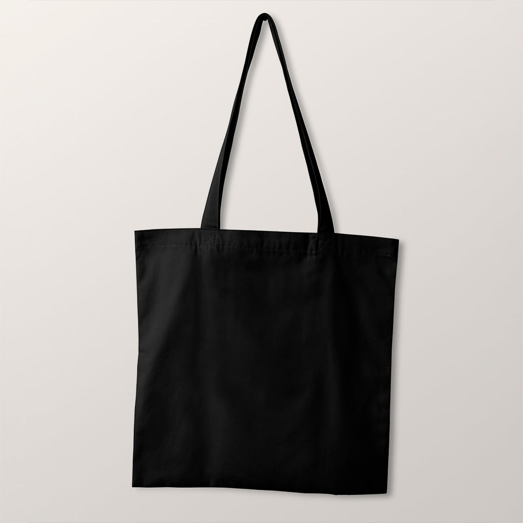 👉 PRINT ON DEMAND 👈 TOTE CO-ORD Folk Black Fabric Bag Panel