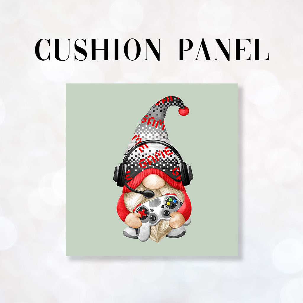 👉 PRINT ON DEMAND 👈 CUSHION Fabric Panel Gaming Gnomes