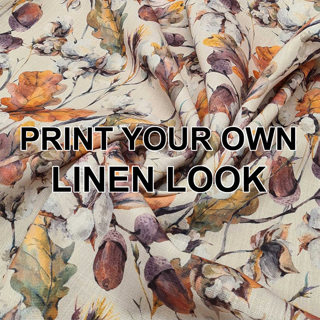 Print Your Own Design on Linen Look - PYO