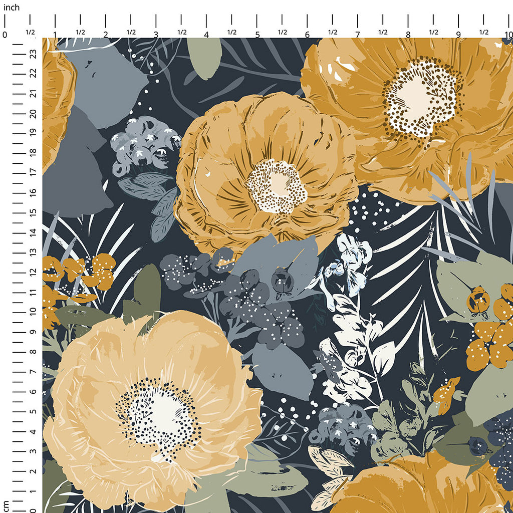👉 PRINT ON DEMAND 👈 Luna Floral Various Fabric Bases