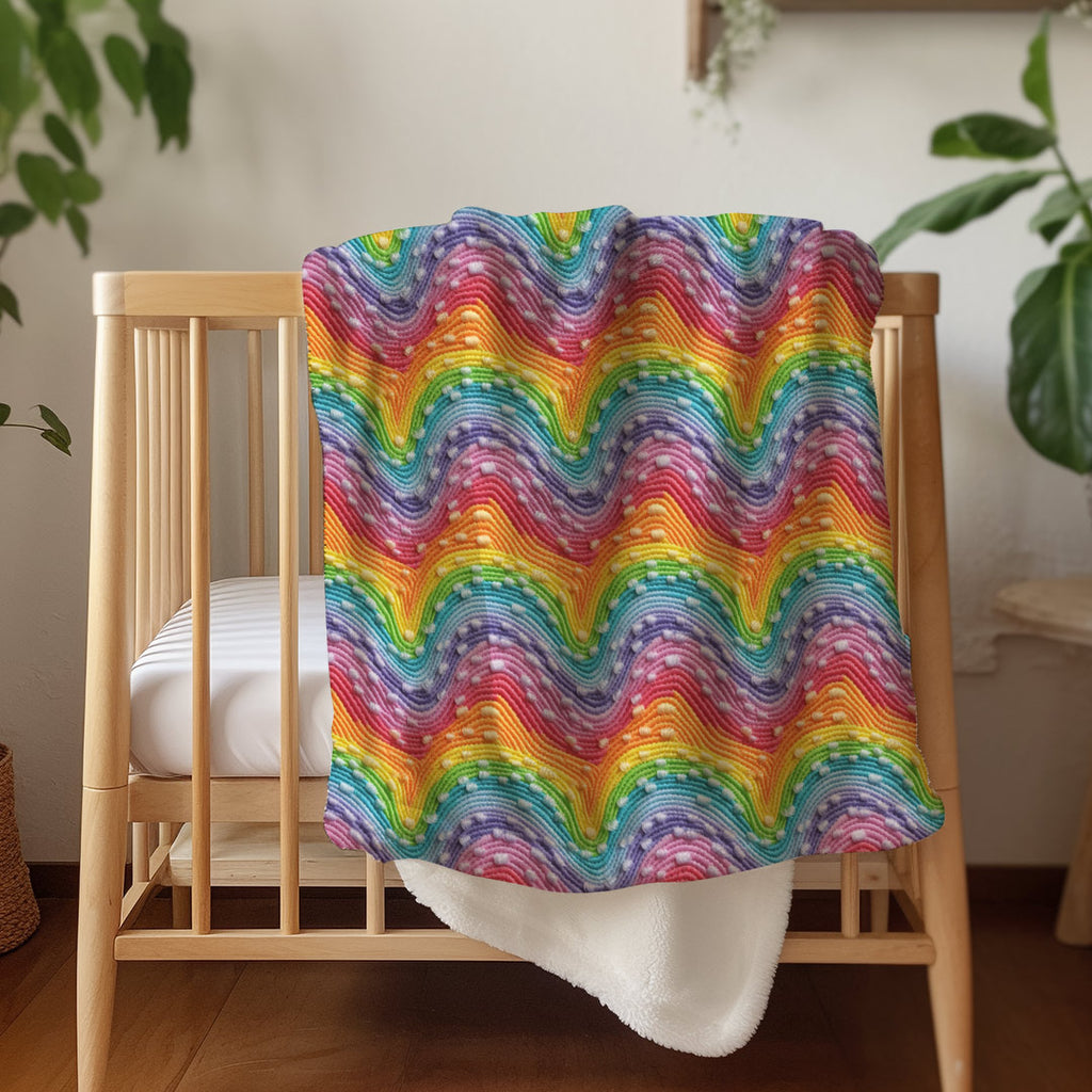 👉 PRINT ON DEMAND 👈 Rainbow Threads Embroidery Various Fabric Bases