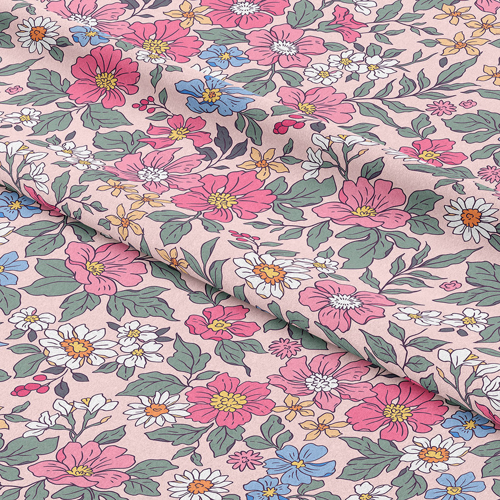 👉 PRINT ON DEMAND 👈 Rosa Floral Various Fabric Bases