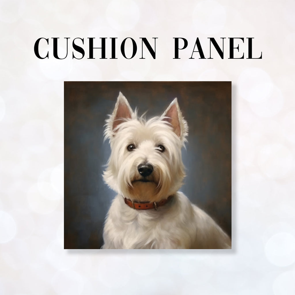 👉 PRINT ON DEMAND 👈 CUSHION Fabric Panel Scottish Terrier Dog