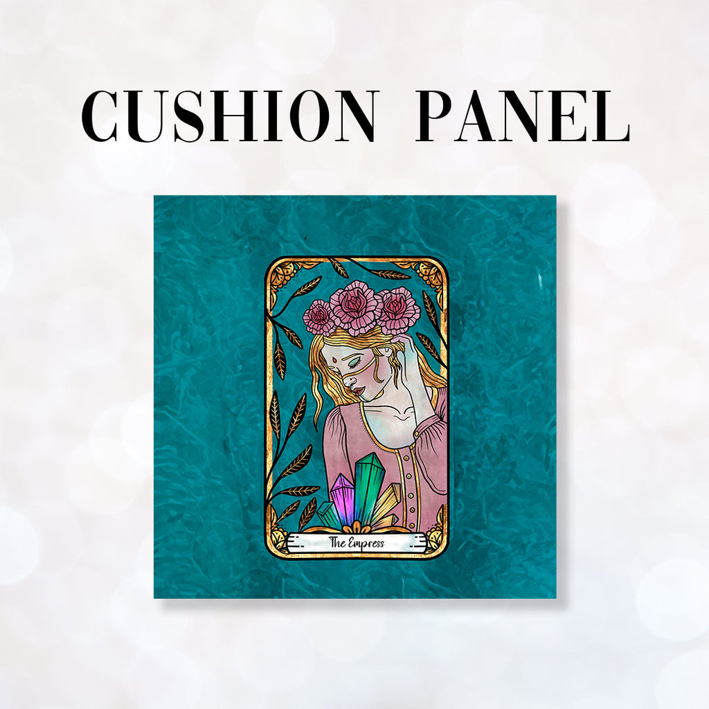 👉 PRINT ON DEMAND 👈 CUSHION Fabric Panel Tarot The Empress