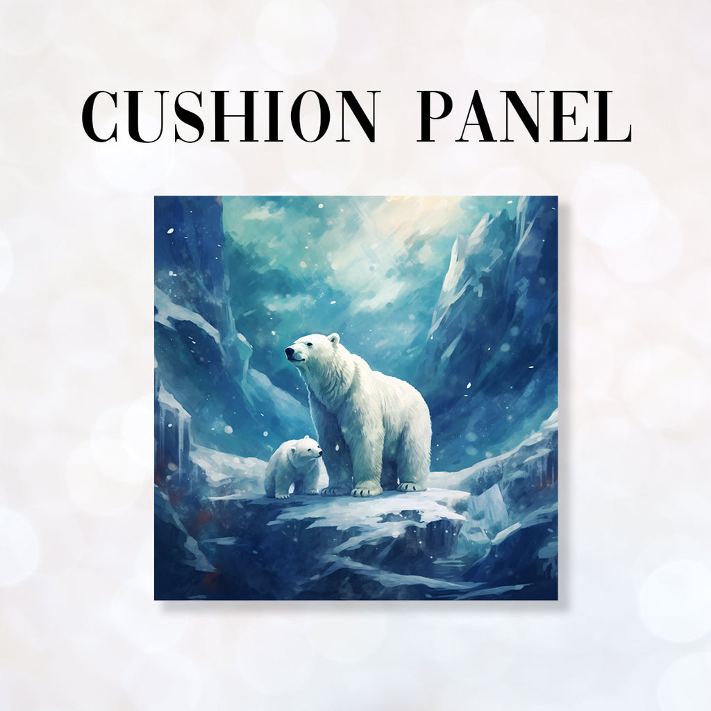 👉 PRINT ON DEMAND 👈 CUSHION Fabric Panel The North Pole