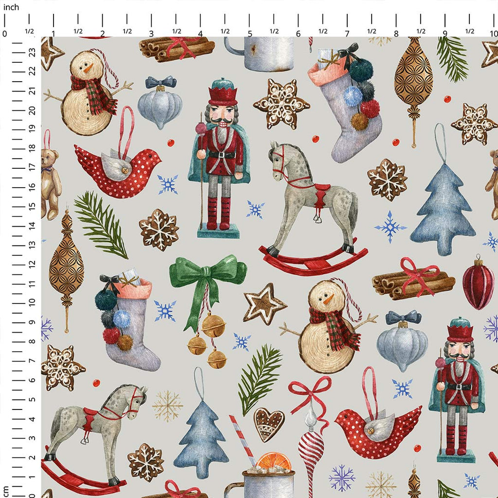 👉 PRINT ON DEMAND 👈 Winter Treasures Silver Various Fabric Bases