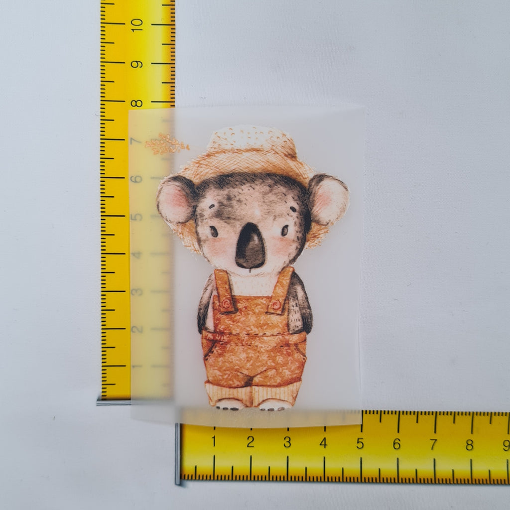 Cute Koala Iron on fabric heat transfer DTF-7