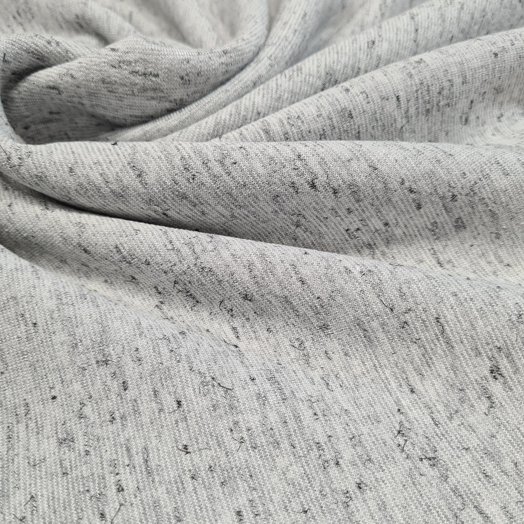Light Marl Grey French Terry, priced by half metre MG-10