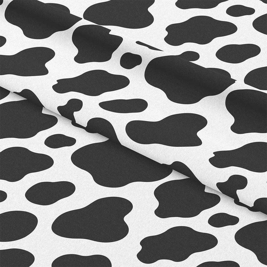 👉 PRINT ON DEMAND 👈 Cow Print Various Fabric Bases