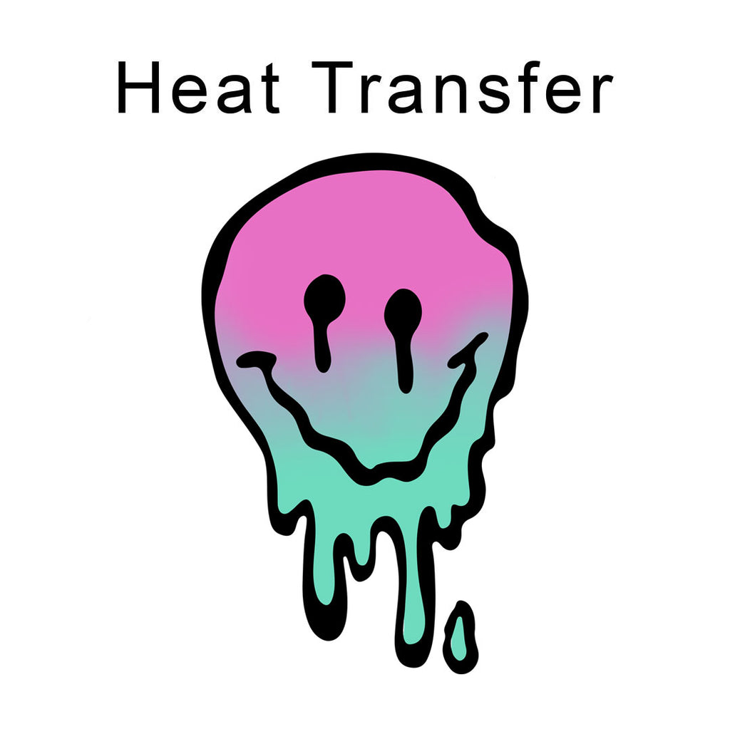 Drippy Emoji Iron on Fabric Heat Transfer DTF-78