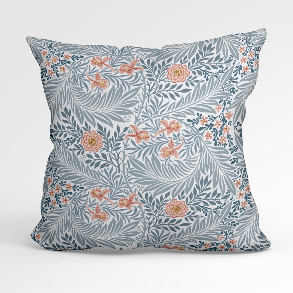 👉 PRINT ON DEMAND 👈 Cottage Florals Blue Various Fabric Bases