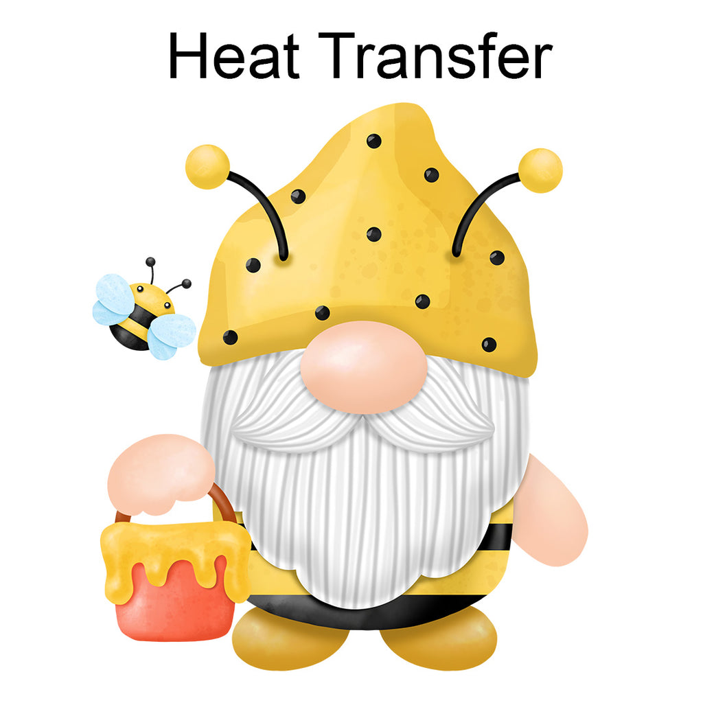 Mr Honey Gnome Iron on Fabric Heat Transfer DTF-102