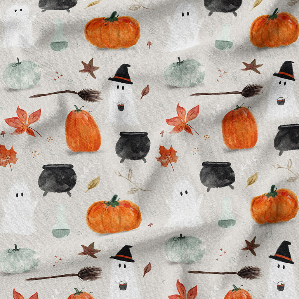 👉 PRINT ON DEMAND 👈 Trick or Treat Various Fabric Bases