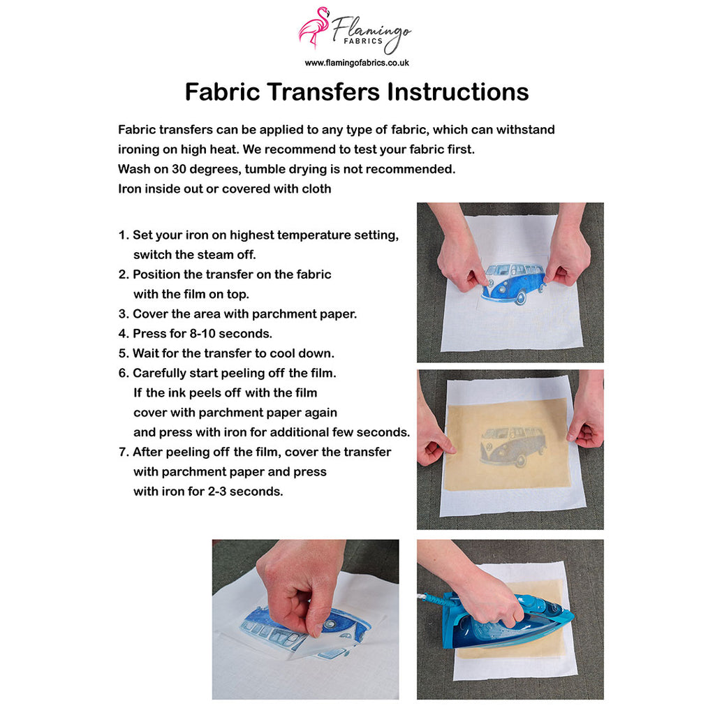 Retro Trick or Treat Iron on fabric heat transfer DTF-63