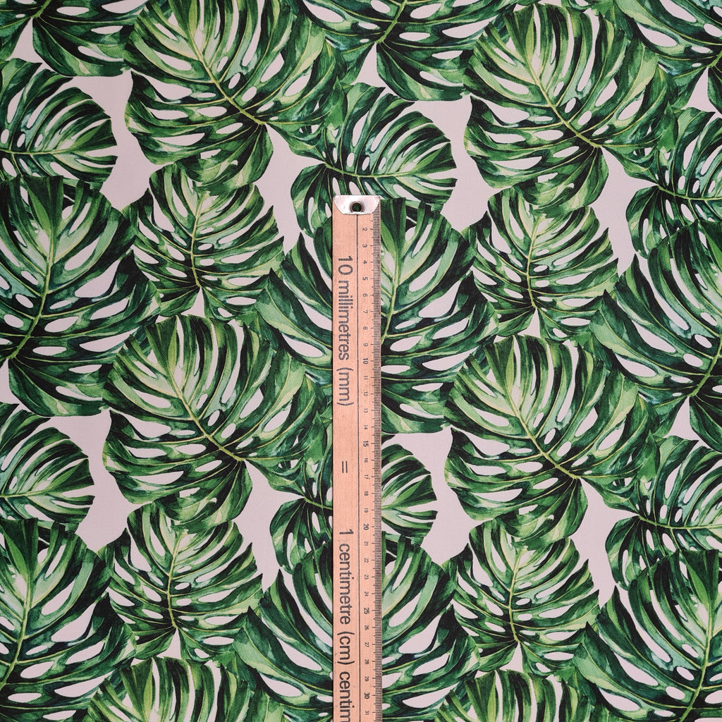 👉 PRINT ON DEMAND 👈 Monstera Leaves Various Fabric Bases