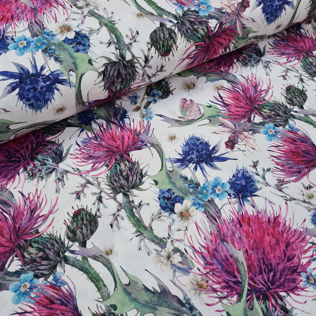 👉 PRINT ON DEMAND 👈 Thistle Various Fabric Bases